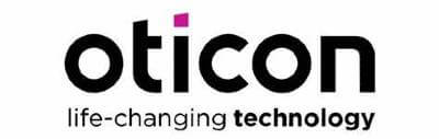 Logo of Oticon.