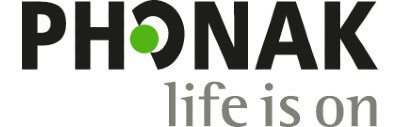 Logo of Phonak.